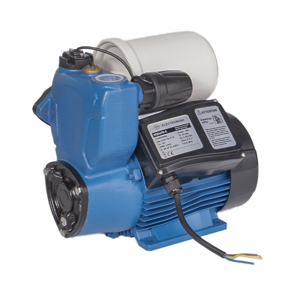 Mini-hydrofoorpomp Electromash HQSM 60, vermogen 0,37 kW, opvoerhoogte 35 m, debiet 2100 l/u | Elektrische Waterpompen | Waterpompen |
