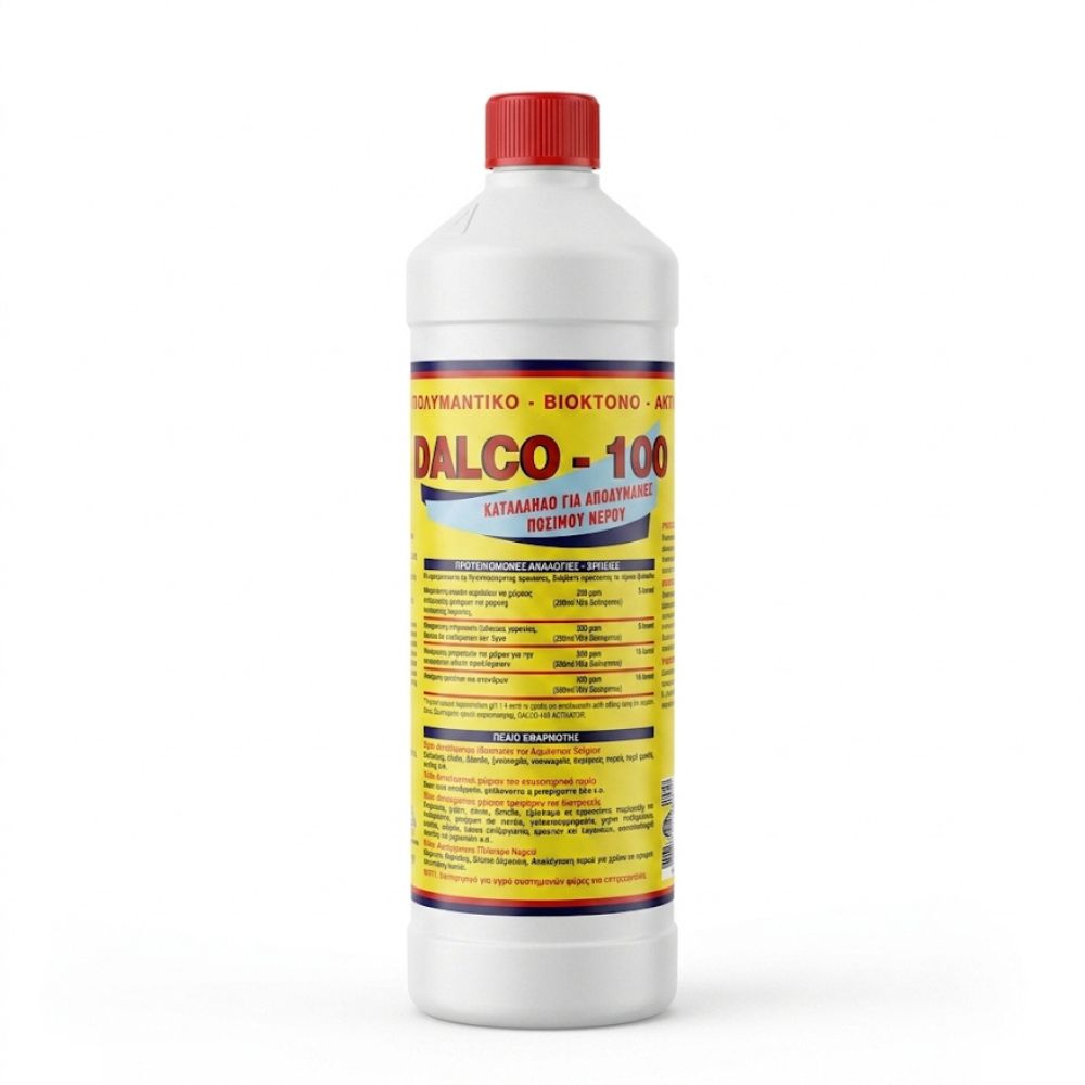 Dalco-100 desinfectiemiddel voor drinkwater en oppervlakken, 1 liter |  |  |