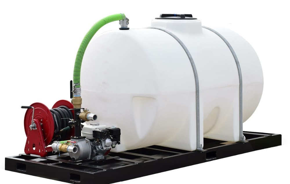 White potable water tank