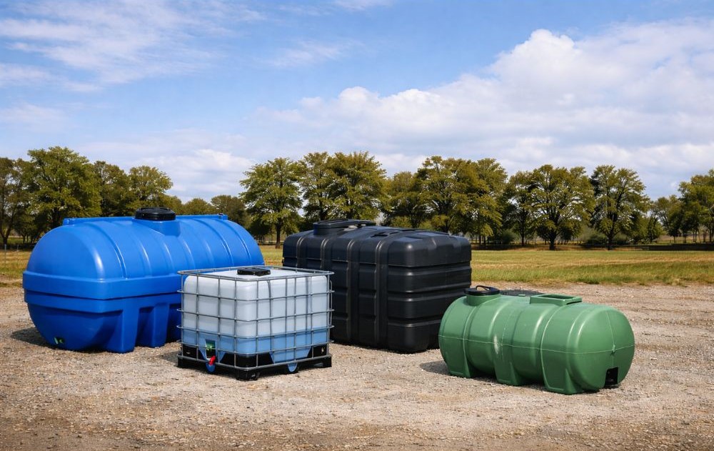 Soorten wateropslagtanks – drinkwatertanks en regenwatertanks